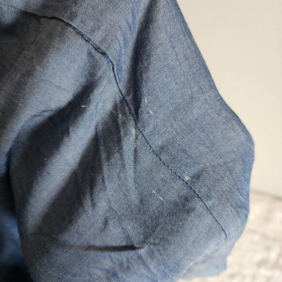 Torrid Plus Size Self Tie Paperbag Waist Mid Short in Chambray Blue Size 6X - Picture 5 of 11